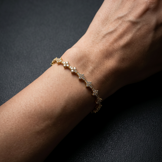 Honeycomb Armband Golden