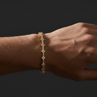 Honeycomb Armband Golden