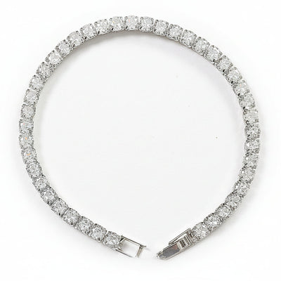 Tennis Armband Silbern