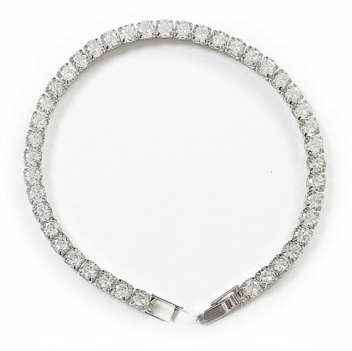 Tennis Armband Silbern
