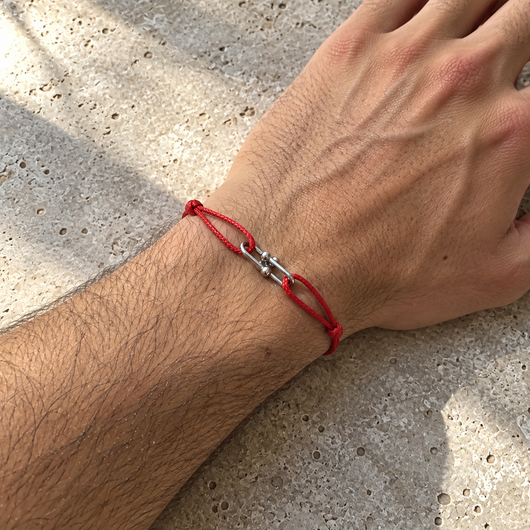 Shackle Armband Silbern