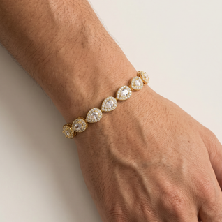 Teardrop Armband Golden