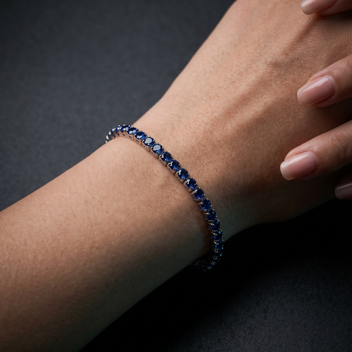 Tennis Armband Navy
