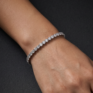 Tennis Armband Silbern