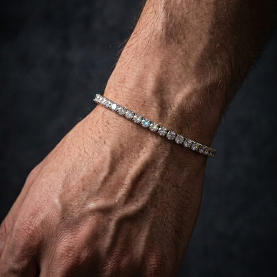 Tennis Armband Silbern