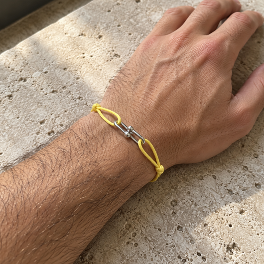 Shackle Armband Silbern