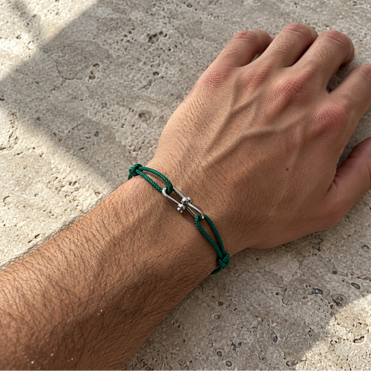 Shackle Armband Silbern