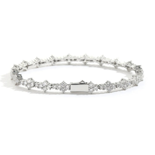 Honeycomb Armband Silbern