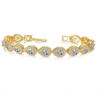 Teardrop Armband Golden