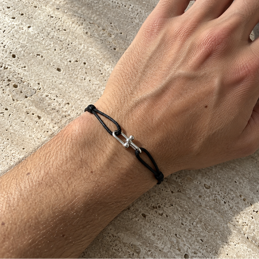 Shackle Armband Silbern