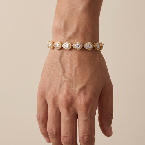 Teardrop Armband Golden