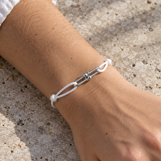 Shackle Armband Silbern