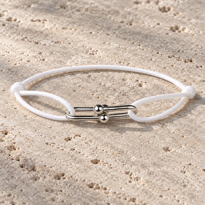 Shackle Armband Silbern